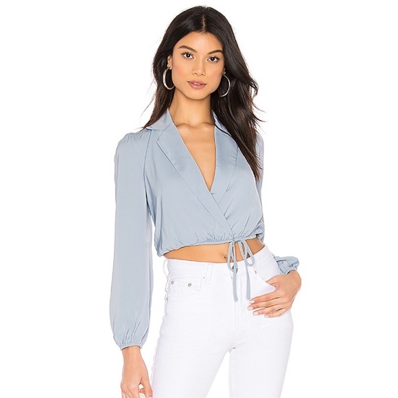 superdown Jaira Wrap Tie Top - Picture 1 of 8